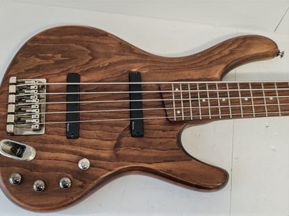 Ibanez Ergodyne EDB555 5 String Electric Bass Guitar Brown Walnut Natural