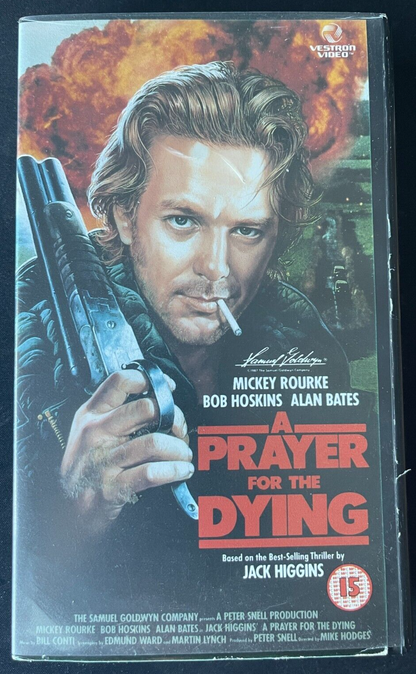 A Prayer For The Dying - VHS Video Tape - PAL - Mickey Rourke (Big Box)