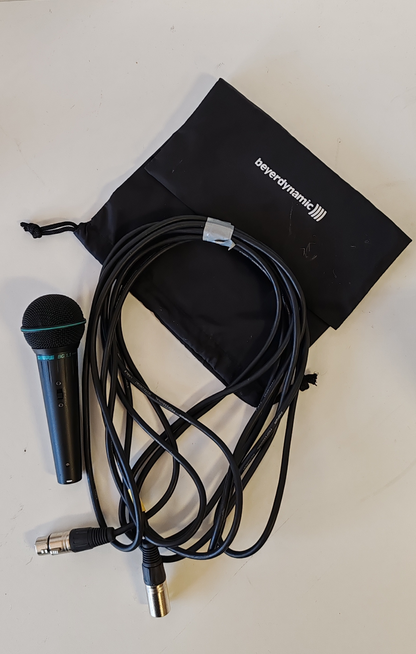 Shure bg1.1 Wired Microphone Dynamic Low Z + Bag + Cable