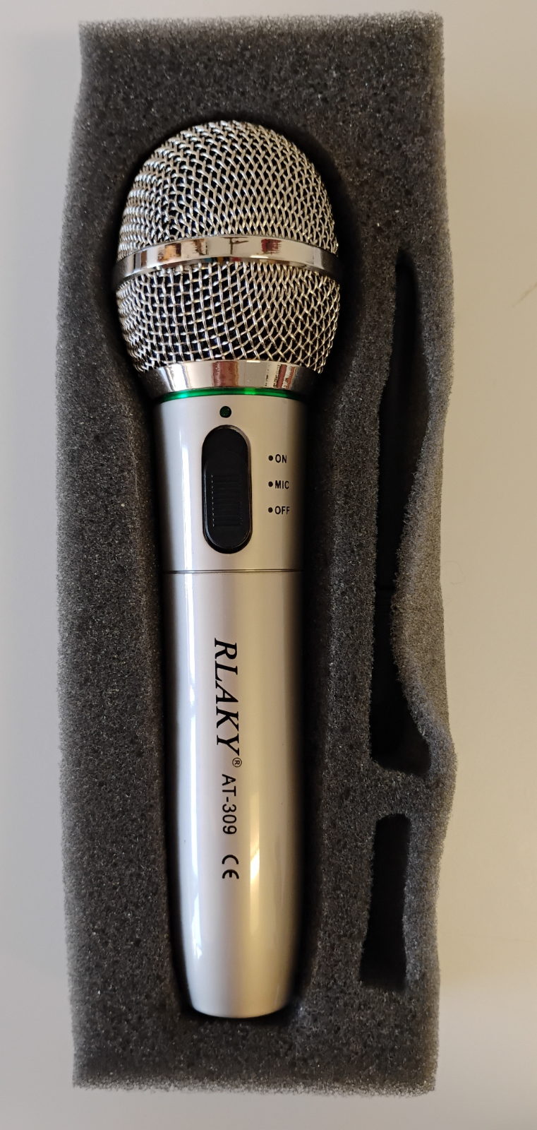 Rlaky AT-309 Wire/Wireless Microphone + Wireless Receiver (Original Box)