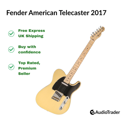 Fender American Telecaster 2017 US17027261 Butterscotch Blonde With Official Hard Case and Strap