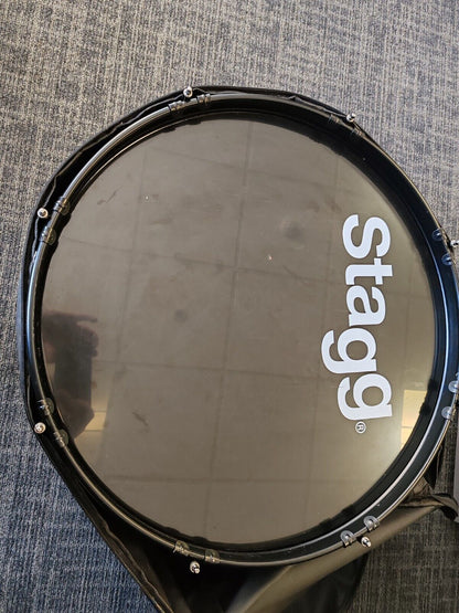 Stagg kick bass drum With Gear4 Music Soft Case - Free UK Shipping