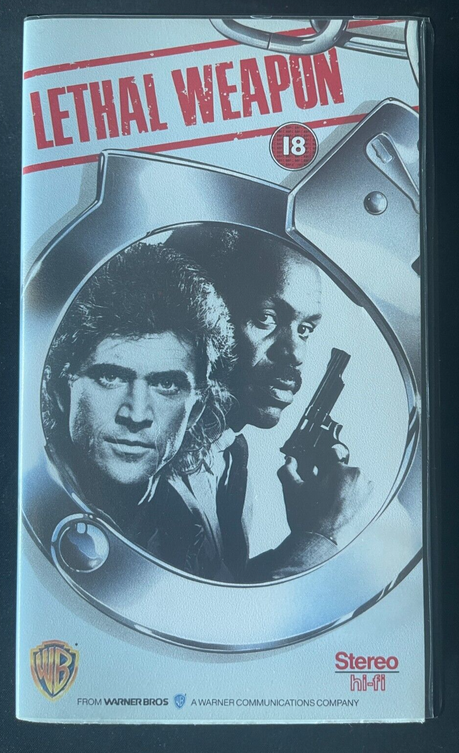 Lethal Weapon - 1987 - VHS Video Tape - PAL - Mel Gibson Danny Glover