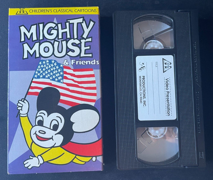 Mighty Mouse & Friends - VHS Video Tape - Children's Classical Cartoons (1991)