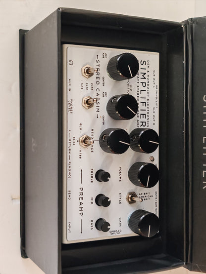 DSM & Humboldt Simplifier Analog Amp Simulator Pedal