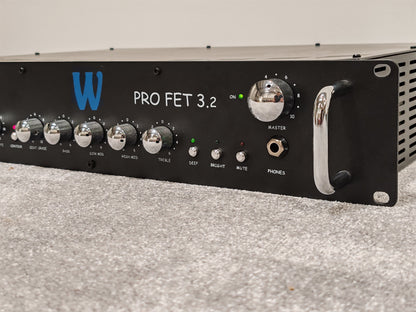 Warwick Pro Fet 3.2 Rack Mountable Bass Amp Head - 300watts