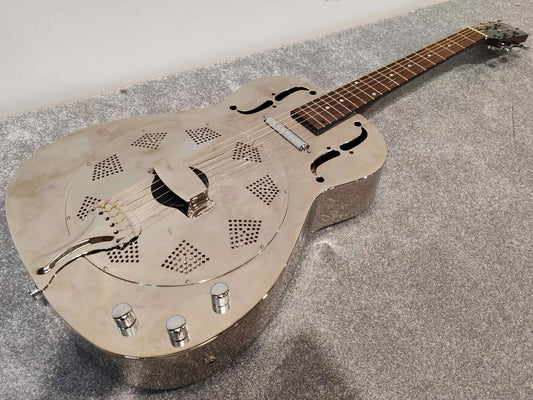 Alden Resonator Hollow Body Steel Electric Guitar