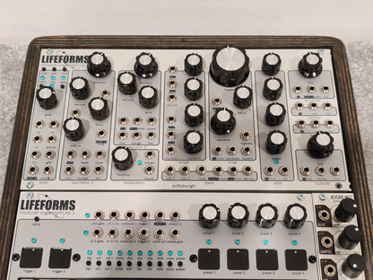 Pittsburgh Modular Lifeforms System 201 Performance Synthesizer with Audio Damage ADM21 Aeverb Mk2 Stereo Reverb