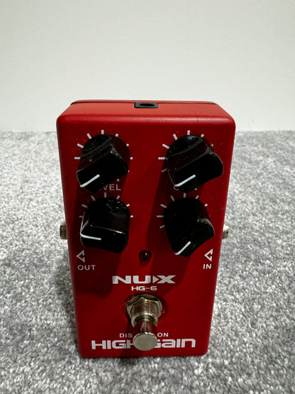 NU-X HG-6 High Gain Distortion Pedal