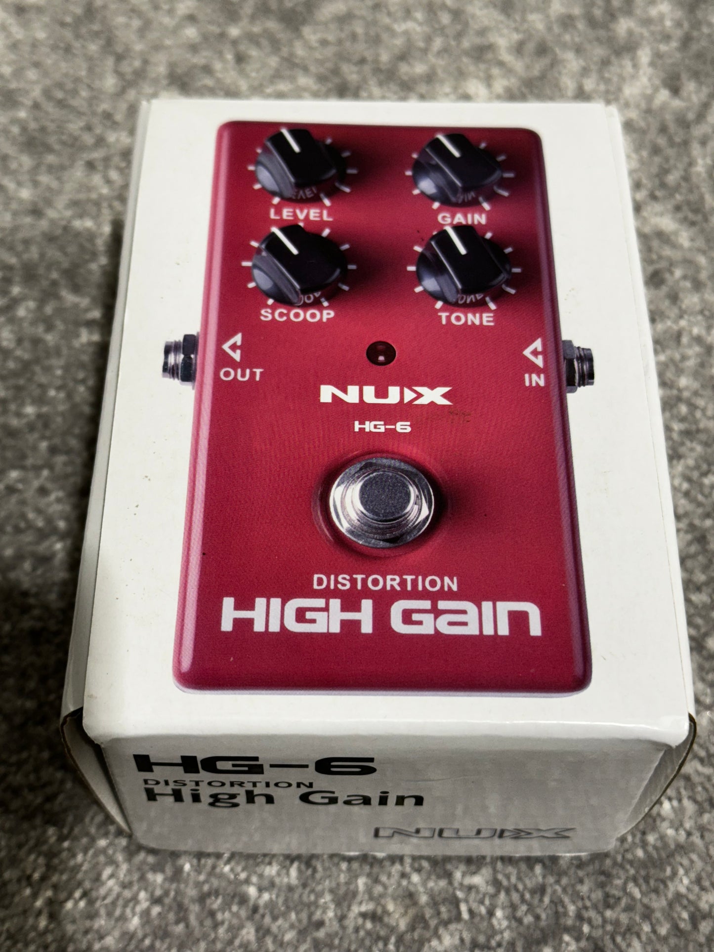 NU-X HG-6 High Gain Distortion Pedal