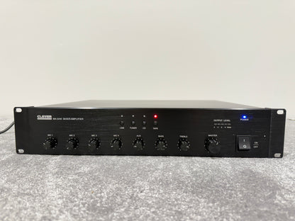 Clever Acoustics MA 3240 240w Mixer Amplifier Audio Mixer - Rack Mounted