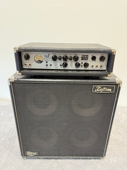 Ashdown Toneman 300 Bass Guitar Amp Head & Kustom Deepend 4x10 Cab