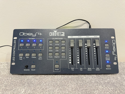 Chauvet Obey 4 DMX / DJ Lighting Controller with Power Supply