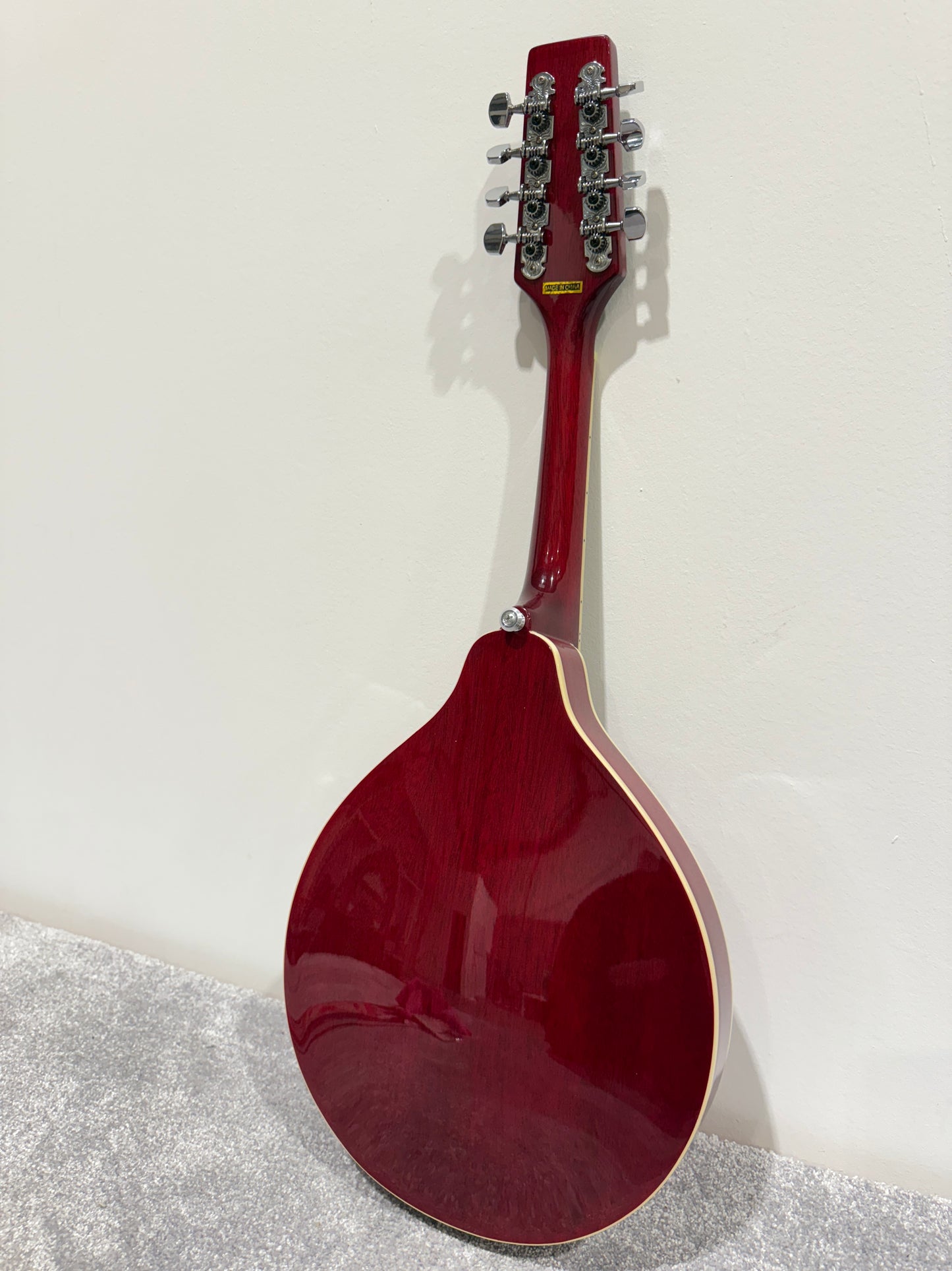 Delta Blue 8 String Mandolin (Red)- with Soft bag, new strings and mandolin chord book